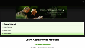What Floridamedicaid.com website looked like in 2017 (6 years ago)