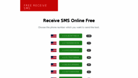 What Freereceivesms.com website looked like in 2017 (6 years ago)