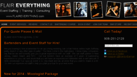 What Flaireverything.com website looked like in 2017 (6 years ago)