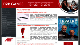 What Forgames.cz website looked like in 2017 (6 years ago)