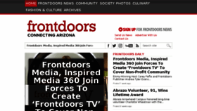 What Frontdoorsnews.com website looked like in 2017 (6 years ago)