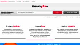 What Firmanaplus.pl website looked like in 2017 (6 years ago)