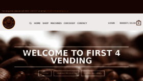What First4vending.co.uk website looked like in 2017 (6 years ago)