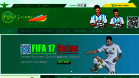What Fifa15-coins.com website looked like in 2017 (6 years ago)