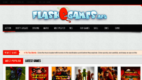 What Flashegames.net website looked like in 2017 (6 years ago)