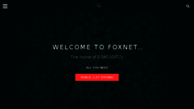 What Foxnet.xyz website looked like in 2017 (6 years ago)