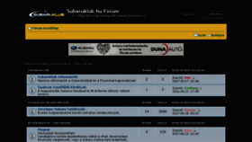 What Forum.subaruklub.hu website looked like in 2017 (6 years ago)