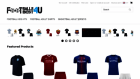 What Footballsbest4u.com website looked like in 2017 (6 years ago)