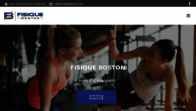 What Fisique-boston.com website looked like in 2017 (6 years ago)