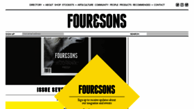 What Fourandsons.com website looked like in 2017 (6 years ago)