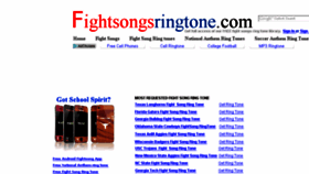 What Fightsongsringtone.com website looked like in 2017 (6 years ago)