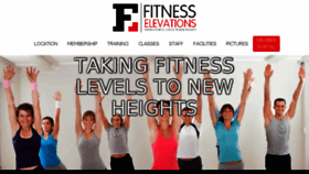 What Fitnesselevations.com website looked like in 2017 (6 years ago)