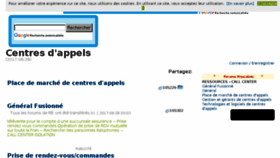 What Forum-centres-d-appels.com website looked like in 2017 (6 years ago)