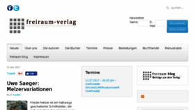 What Freiraum-verlag.de website looked like in 2017 (6 years ago)