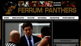 What Ferrumpanthers.com website looked like in 2017 (6 years ago)