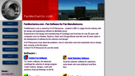 What Fanmechanics.com website looked like in 2017 (6 years ago)