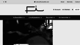 What Ficaraudio.com website looked like in 2017 (6 years ago)