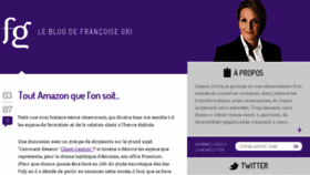 What Francoisegri.com website looked like in 2017 (6 years ago)