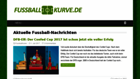 What Fussball-kurve.de website looked like in 2017 (6 years ago)