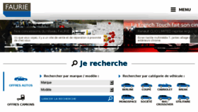 What Faurie-autos.fr website looked like in 2017 (6 years ago)
