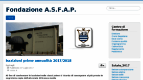 What Fondazioneasfap.it website looked like in 2017 (6 years ago)