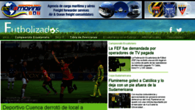 What Futbolizados.com website looked like in 2017 (6 years ago)
