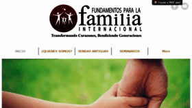 What Fundamentosparalafamilia.org website looked like in 2017 (6 years ago)
