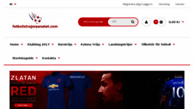What Fotbollstrojorpanatet.com website looked like in 2017 (6 years ago)