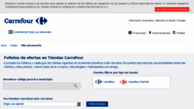 What Folleto.carrefour.es website looked like in 2017 (6 years ago)