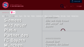 What Fcbayern.de website looked like in 2017 (6 years ago)