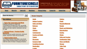 What Furniturecircle.com website looked like in 2017 (6 years ago)
