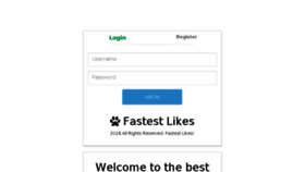 What Fastestlikes.com website looked like in 2017 (6 years ago)
