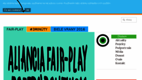 What Fair-play.sk website looked like in 2017 (6 years ago)