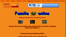 What Familie-online.de website looked like in 2017 (6 years ago)
