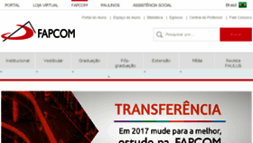 What Fapcom.com.br website looked like in 2017 (6 years ago)