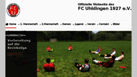 What Fc-uhldingen.de website looked like in 2017 (6 years ago)