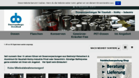 What Feinblechverpackung-te.de website looked like in 2017 (6 years ago)