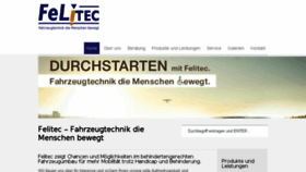 What Felitec.de website looked like in 2017 (6 years ago)