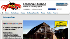 What Ferienhaus-krabbe-friedrichskoog.de website looked like in 2017 (6 years ago)