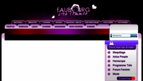 What Faubourg-des-femmes.com website looked like in 2017 (6 years ago)