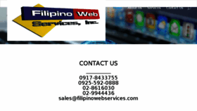What Filipinowebservices.com website looked like in 2017 (6 years ago)