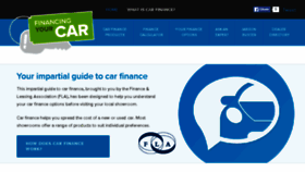 What Financingyourcar.org.uk website looked like in 2017 (6 years ago)