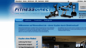 What Fitnessdirect.de website looked like in 2017 (6 years ago)