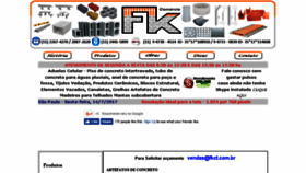What Fkct.com.br website looked like in 2017 (6 years ago)