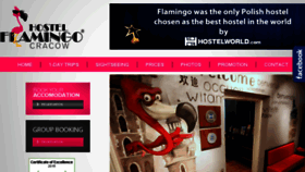 What Flamingo-hostel.com website looked like in 2017 (6 years ago)