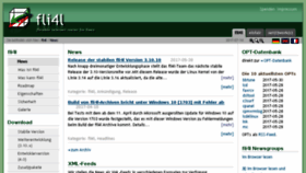 What Fli4l.de website looked like in 2017 (8 years ago)