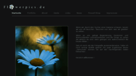 What Flowerpics.de website looked like in 2017 (6 years ago)