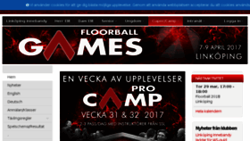 What Floorballgames.se website looked like in 2017 (6 years ago)