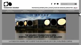 What Fondationvasarely.fr website looked like in 2017 (6 years ago)