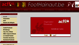 What Foothainaut.be website looked like in 2017 (6 years ago)